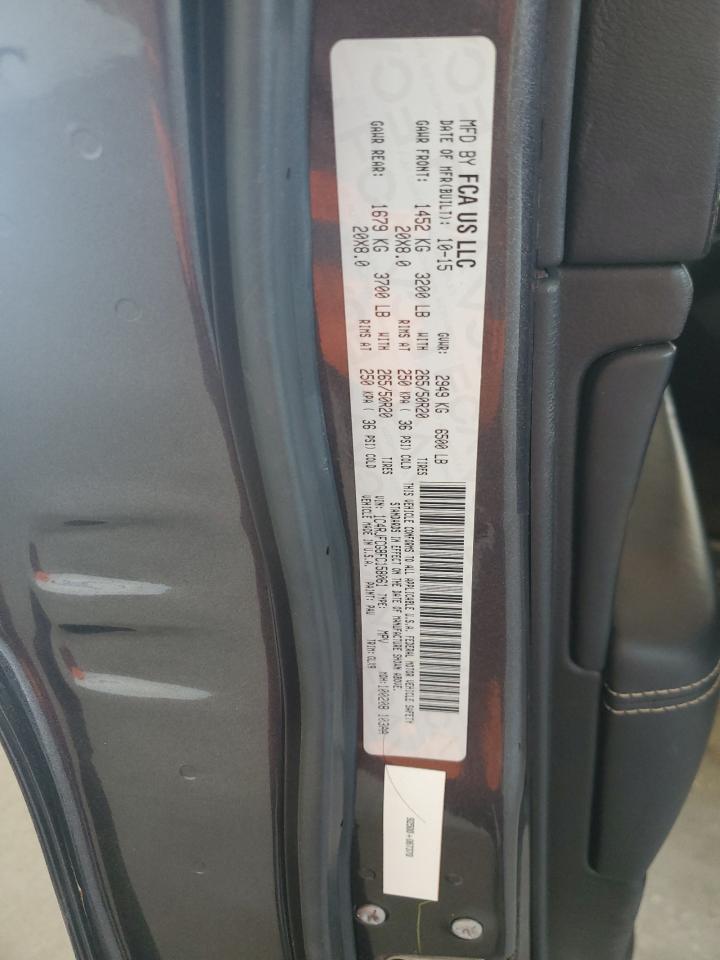 2015 Jeep Grand Cherokee Overland VIN: 1C4RJFCG8FC158061 Lot: 80517975