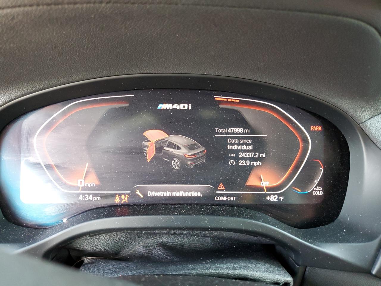 2020 BMW X4 xDrivem40I VIN: 5UX2V5C09LLE69398 Lot: 80603445