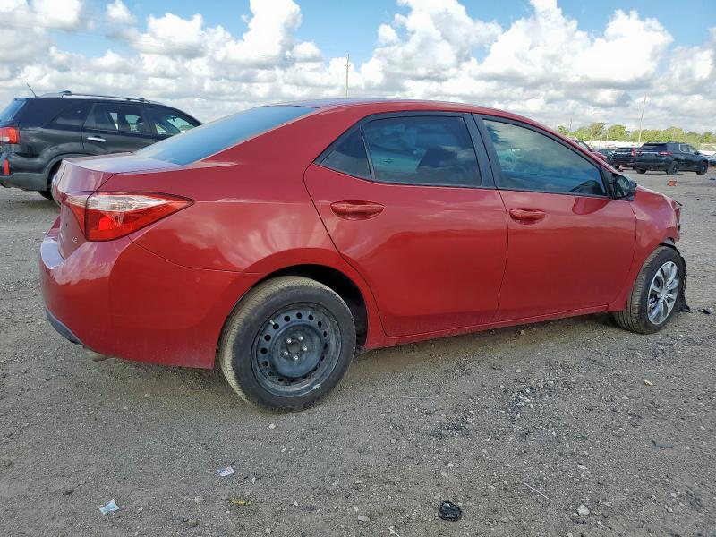  TOYOTA COROLLA 2017 Красный
