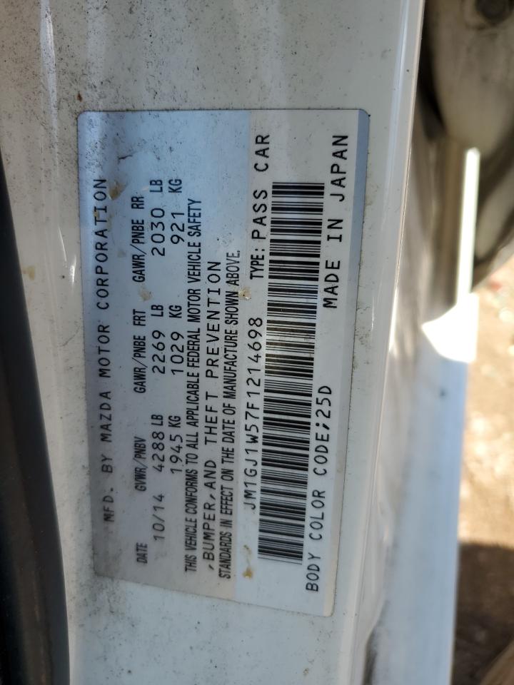 2015 Mazda 6 Grand Touring VIN: JM1GJ1W57F1214698 Lot: 81151295