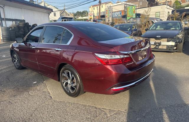 Седаны HONDA ACCORD 2016 Бургунди