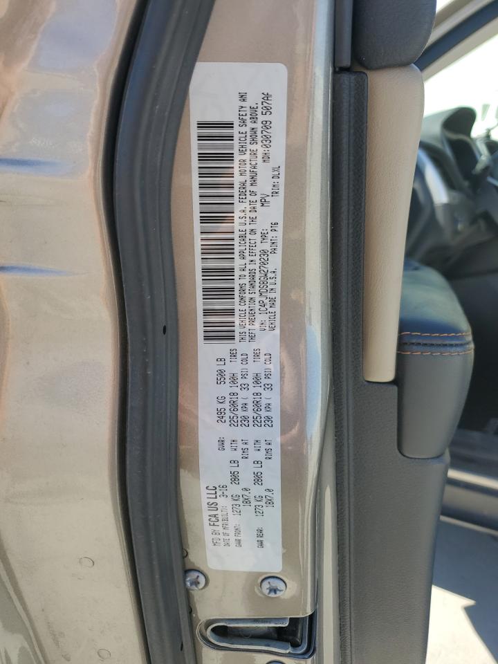 2016 Jeep Cherokee Limited VIN: 1C4PJMDS8GW270230 Lot: 84047845