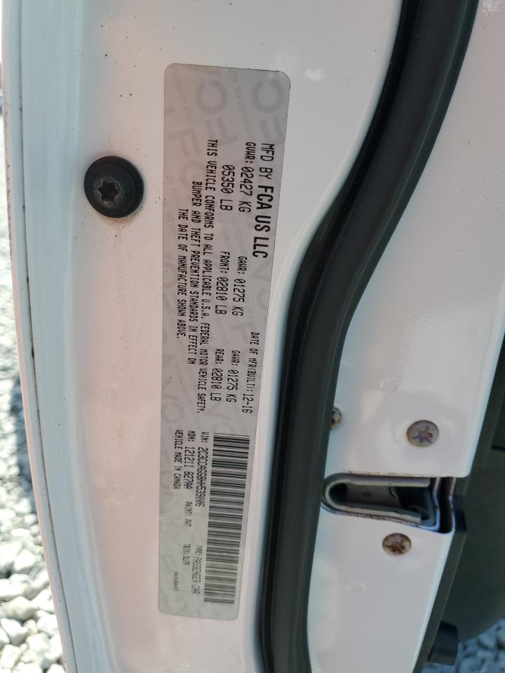 2017 Chrysler 300 S VIN: 2C3CCAGG8HH539006 Lot: 80046945