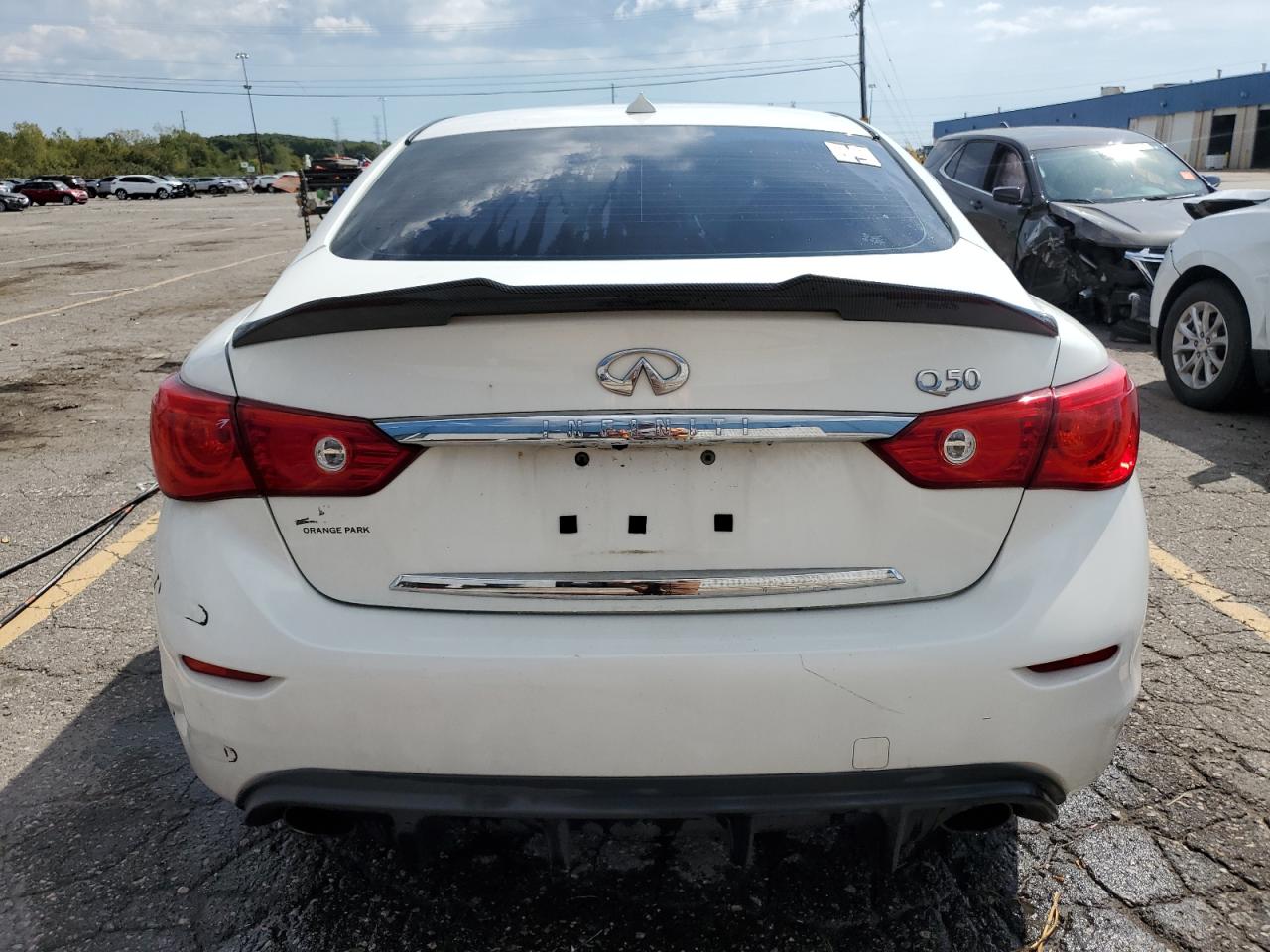2014 Infiniti Q50 Base VIN: JN1BV7APXEM693080 Lot: 80133725