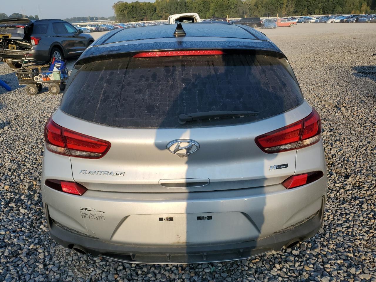 2019 Hyundai Elantra Gt N Line VIN: KMHH55LC0KU092967 Lot: 81072415