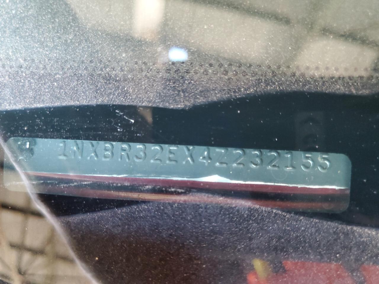 2004 Toyota Corolla Ce VIN: 1NXBR32EX4Z232155 Lot: 80549625