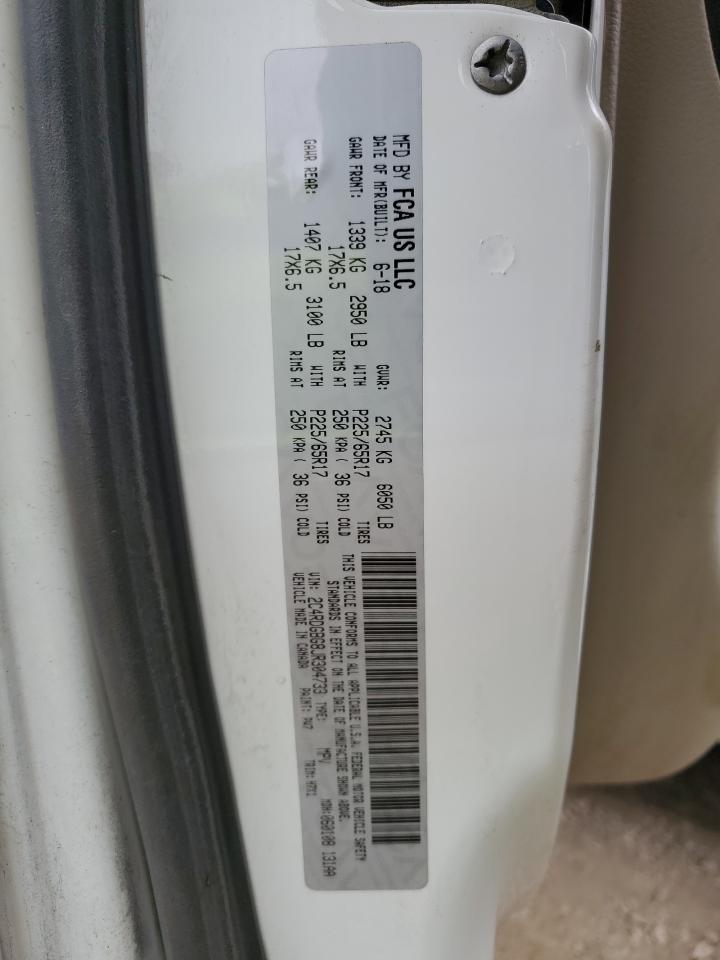 2018 Dodge Grand Caravan Se VIN: 2C4RDGBG8JR304733 Lot: 70992905