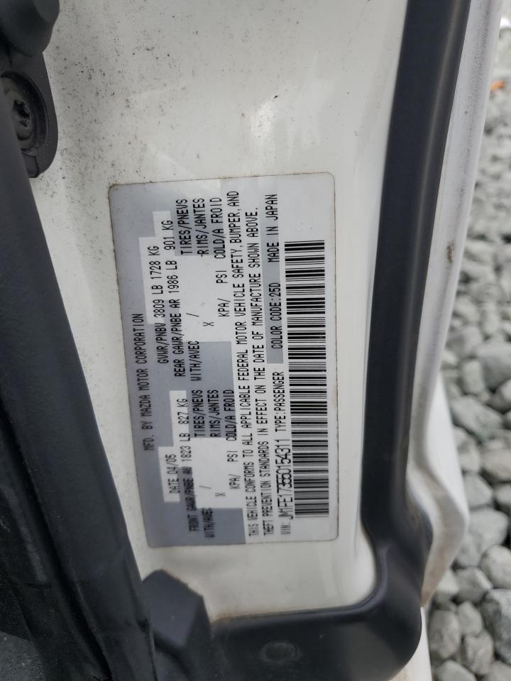 2005 Mazda Rx8 VIN: JM1FE173550154311 Lot: 80560575