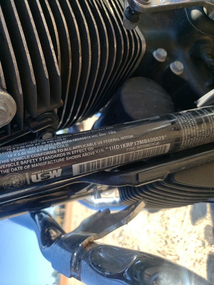 2021 Harley-Davidson Flhxs VIN: 1HD1KRP17MB605529 Lot: 71879895