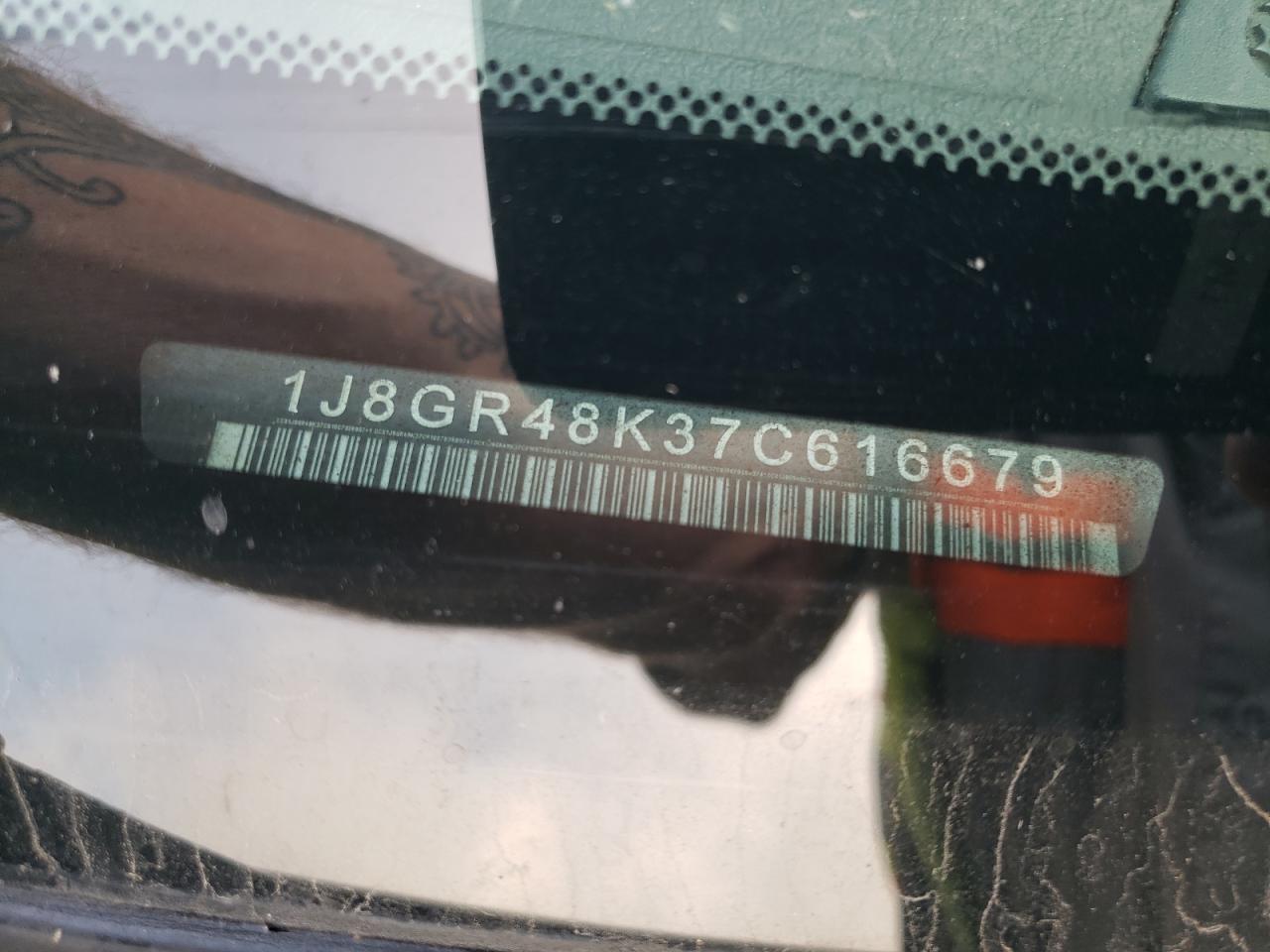 2007 Jeep Grand Cherokee Laredo VIN: 1J8GR48K37C616679 Lot: 81022845