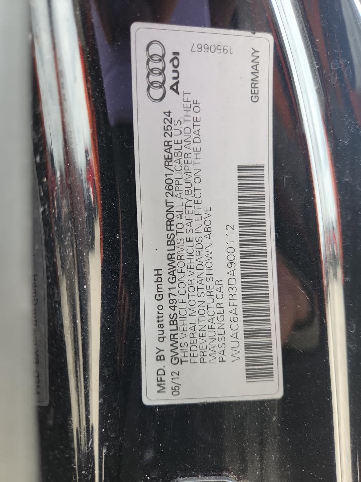 2013 Audi Rs5 VIN: WUAC6AFR3DA900112 Lot: 81105915