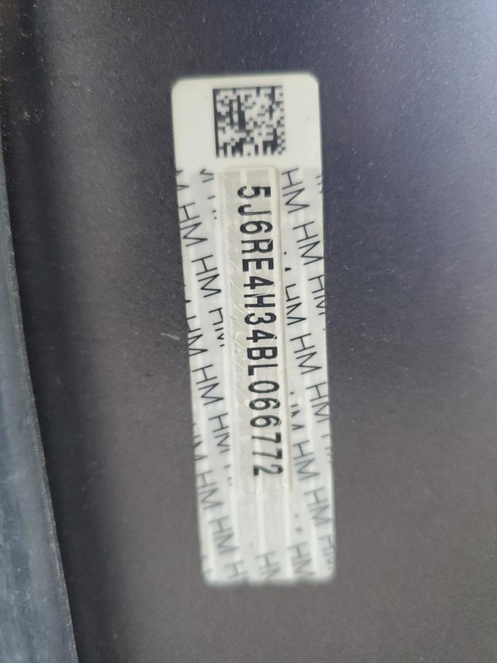 2011 Honda Cr-V Lx VIN: 5J6RE4H34BL066772 Lot: 80134955