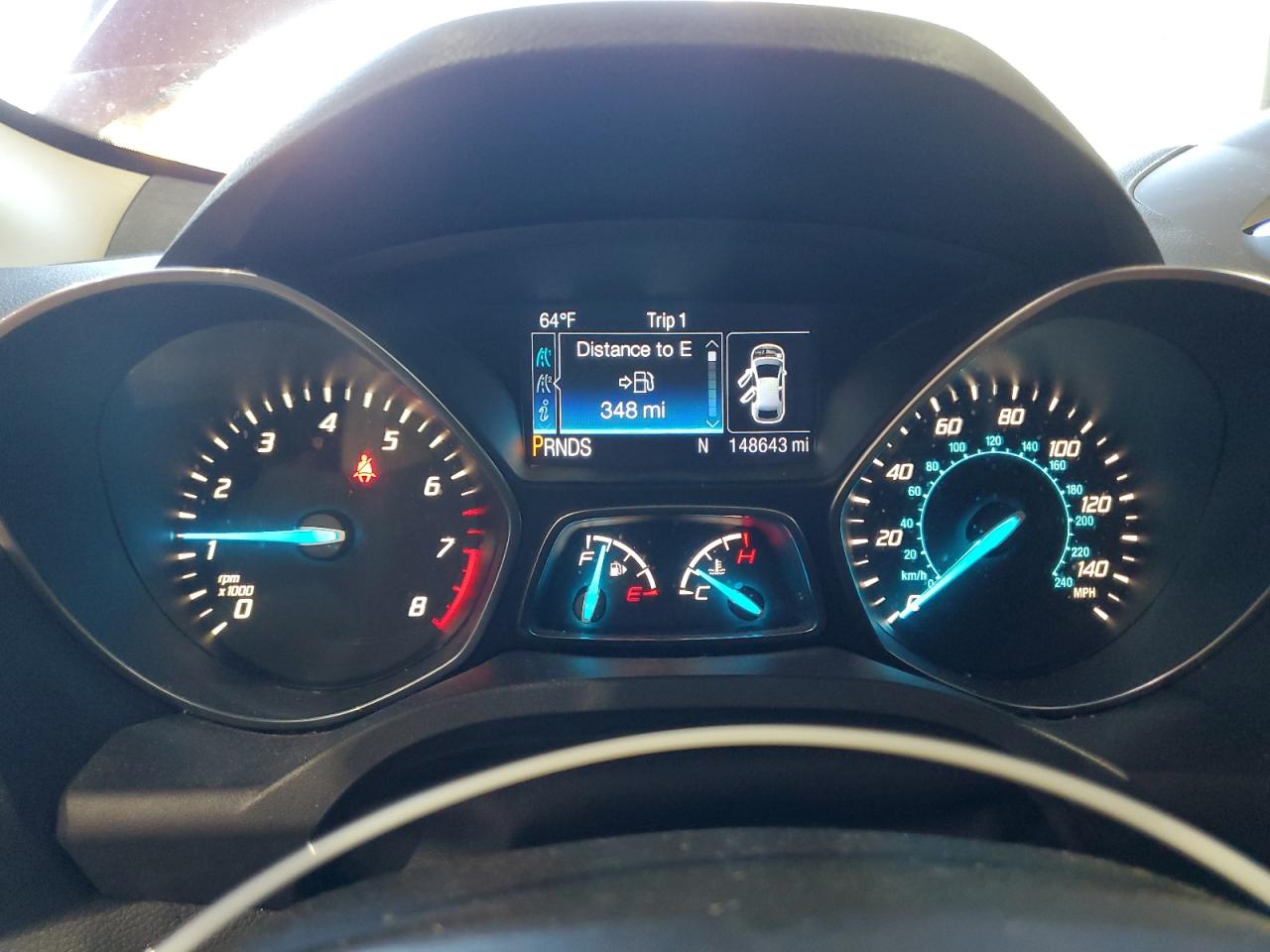 2014 Ford Escape Titanium VIN: 1FMCU9J9XEUD53134 Lot: 83809025