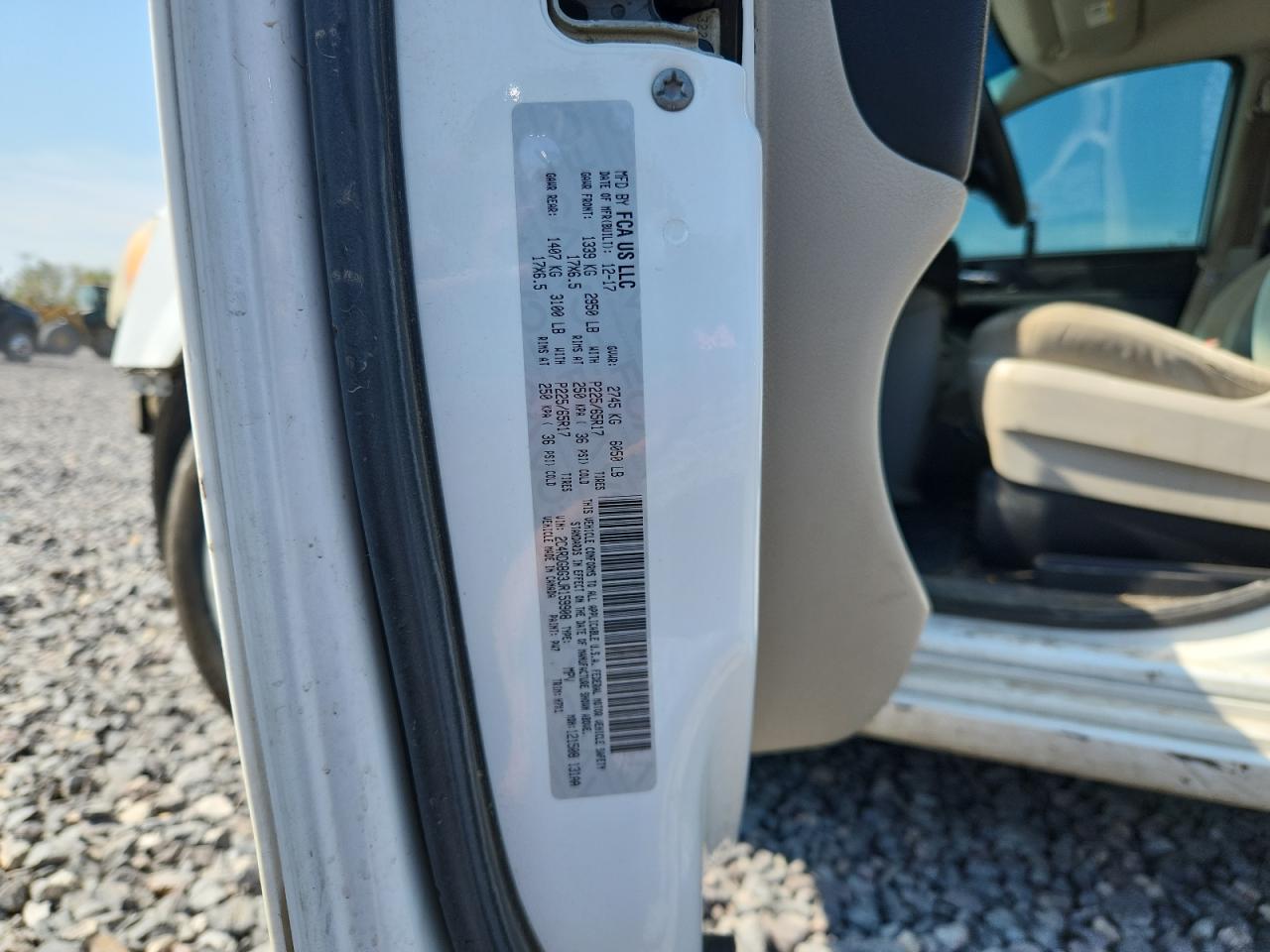 2018 Dodge Grand Caravan Se VIN: 2C4RDGBG3JR159908 Lot: 81455715