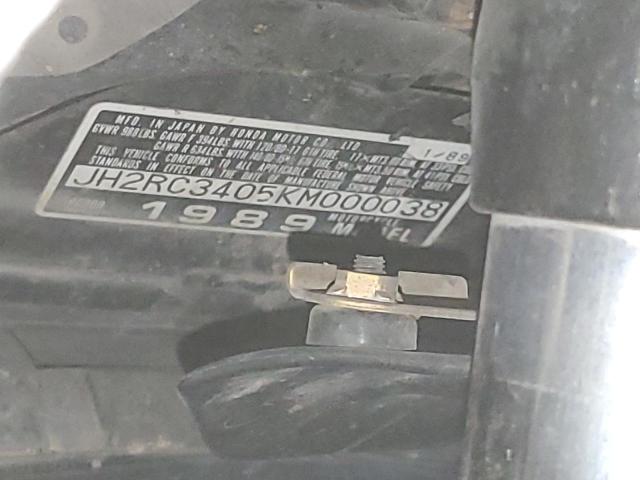 1989 HONDA PC800   