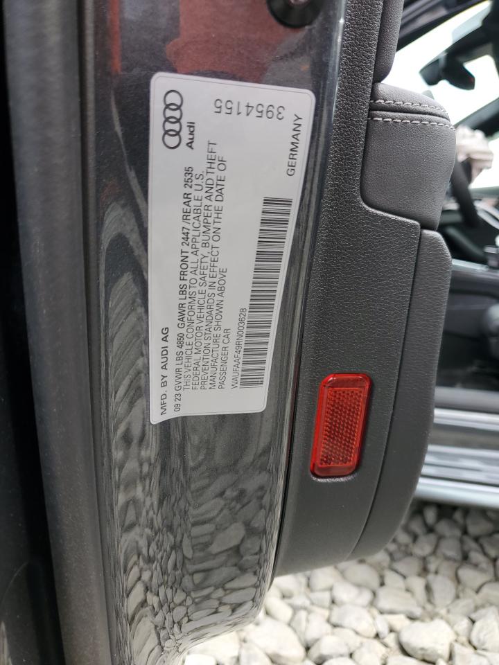 2024 Audi A4 Prestige 45 VIN: WAUFAAF49RN003628 Lot: 71725265