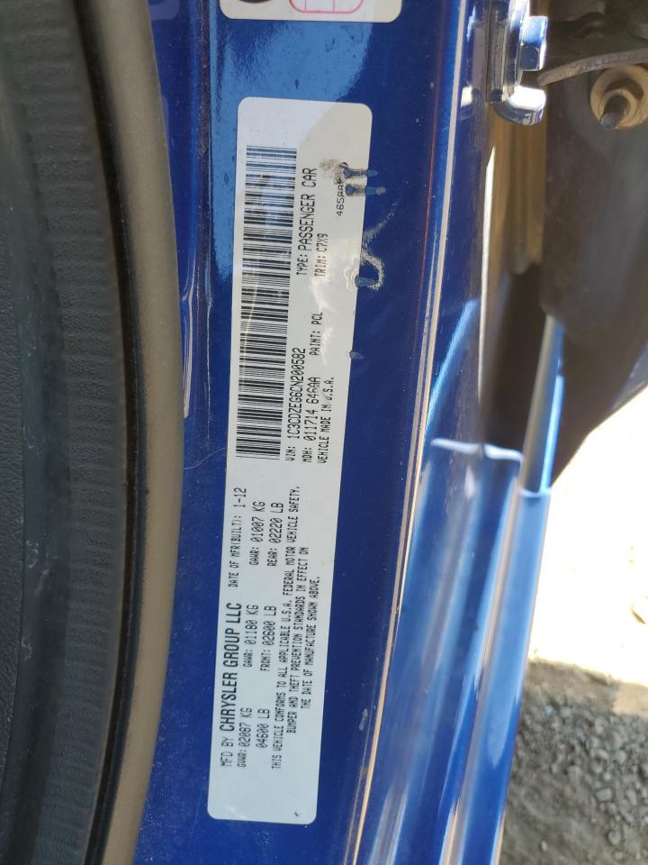 2012 Dodge Avenger Sxt VIN: 1C3CDZEG6CN200582 Lot: 81944275