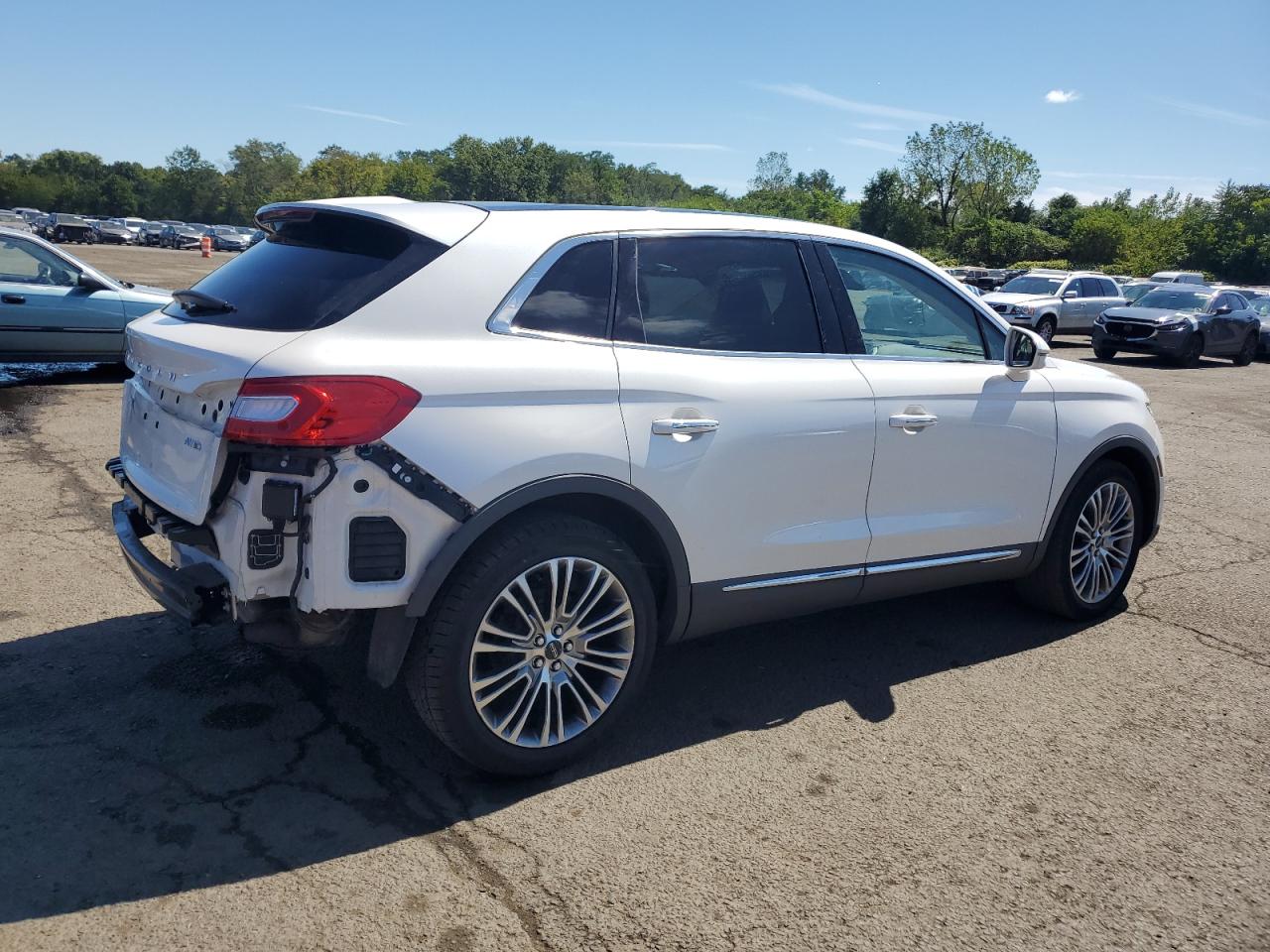 2016 Lincoln Mkx Reserve white null gas 2LMTJ8LR3GBL31571 photo #4