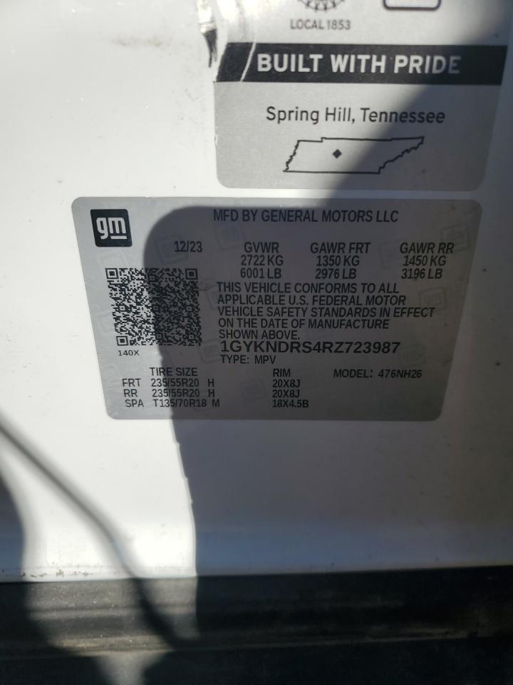 2024 Cadillac Xt5 Premium Luxury VIN: 1GYKNDRS4RZ723987 Lot: 70861505