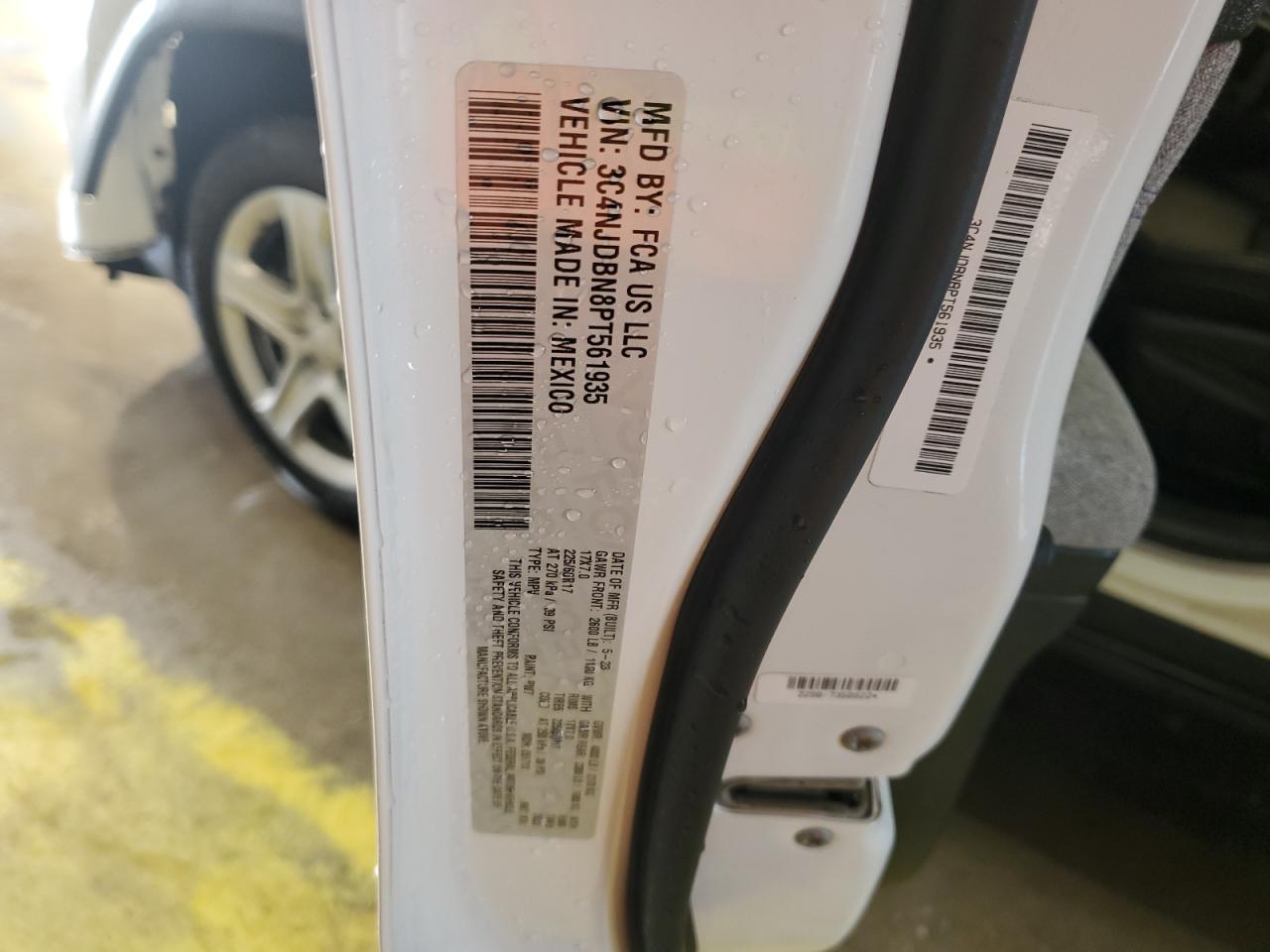 2023 Jeep Compass Latitude VIN: 3C4NJDBN8PT561935 Lot: 83939325