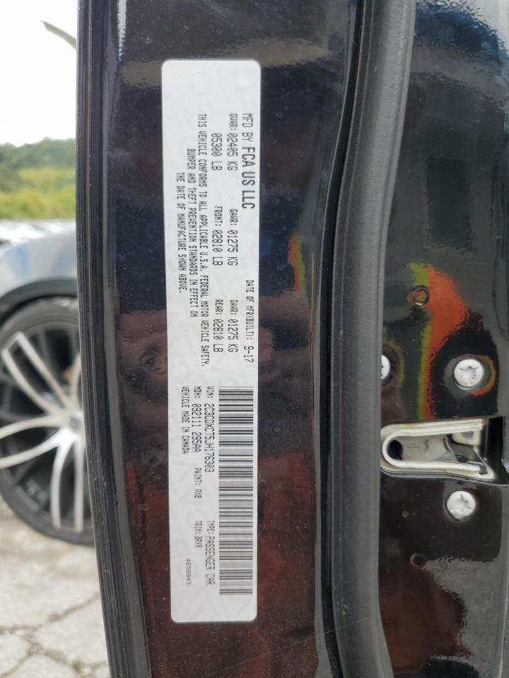 2018 Dodge Charger R/T VIN: 2C3CDXCT5JH176303 Lot: 70745605