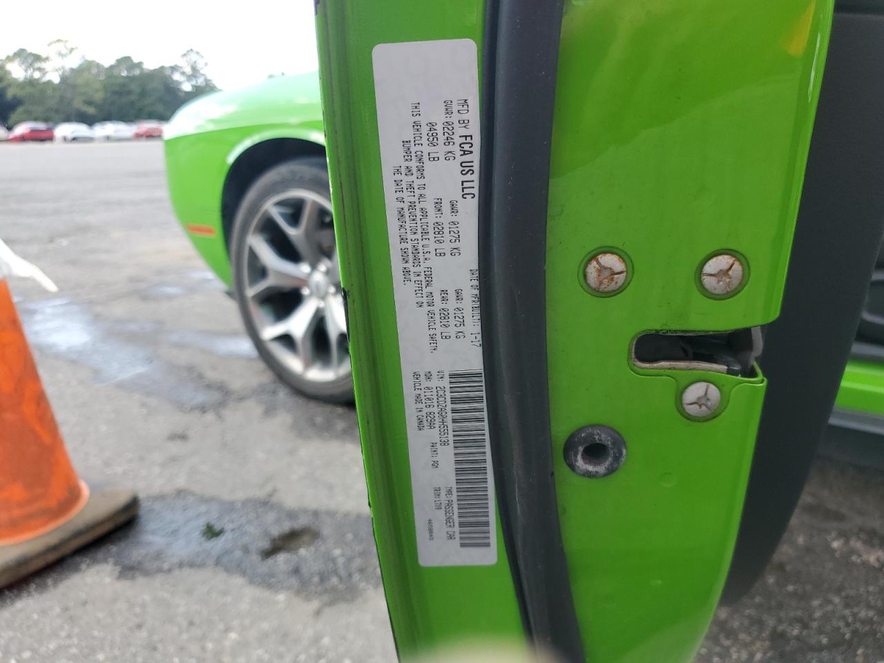 2017 Dodge Challenger Sxt VIN: 2C3CDZAG0HH555138 Lot: 84816105