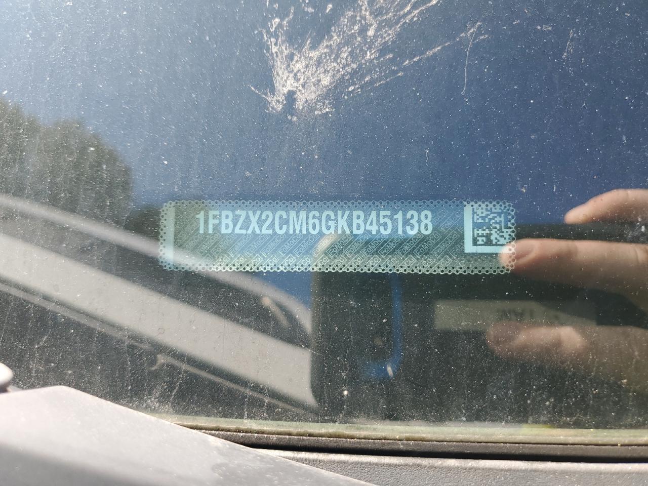 2016 Ford Transit T-350 VIN: 1FBZX2CM6GKB45138 Lot: 80058755