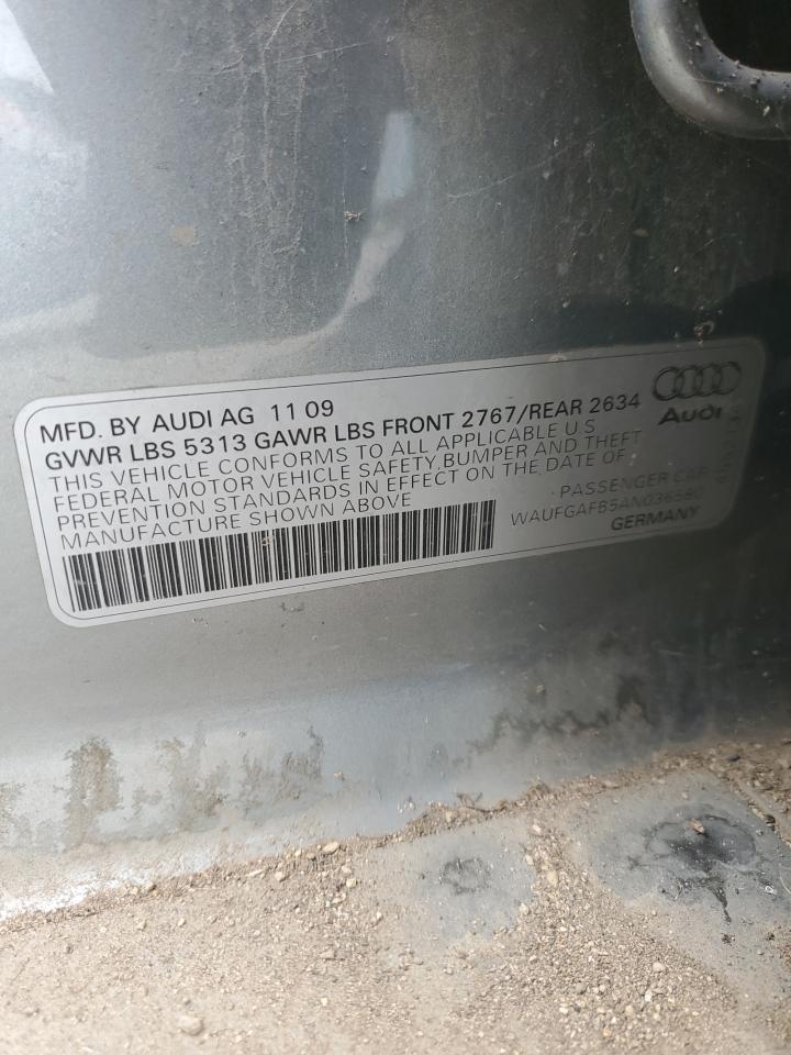 2010 Audi A6 Premium Plus VIN: WAUFGAFB5AN036580 Lot: 71990815