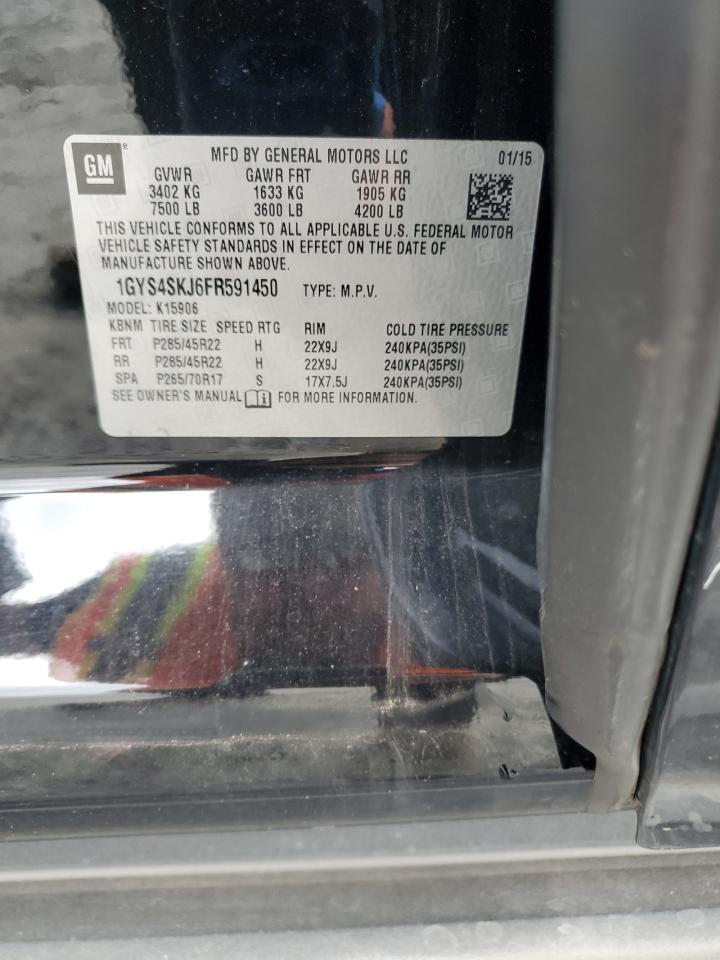 2015 Cadillac Escalade Esv Luxury VIN: 1GYS4SKJ6FR591450 Lot: 70479005