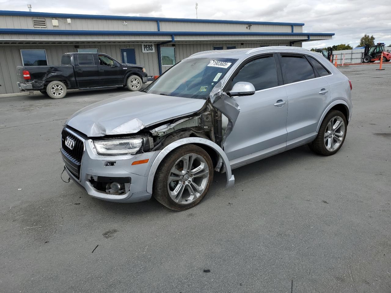 2015 Audi Q3 Premium Plus silver null flexible WA1EFCFS3FR012852 photo #1