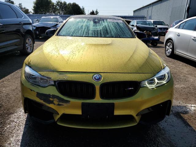  BMW M4 2015 Żółty