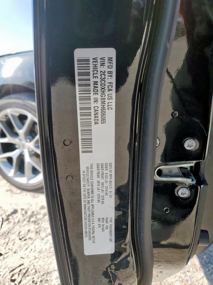 2021 Dodge Charger Gt VIN: 2C3CDXHG8MH606065 Lot: 80370635