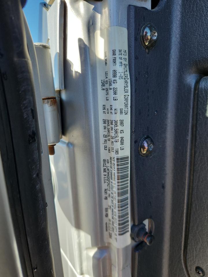 2005 Jeep Wrangler / Tj Unlimited VIN: 1J4FA44SX5P342719 Lot: 84007275