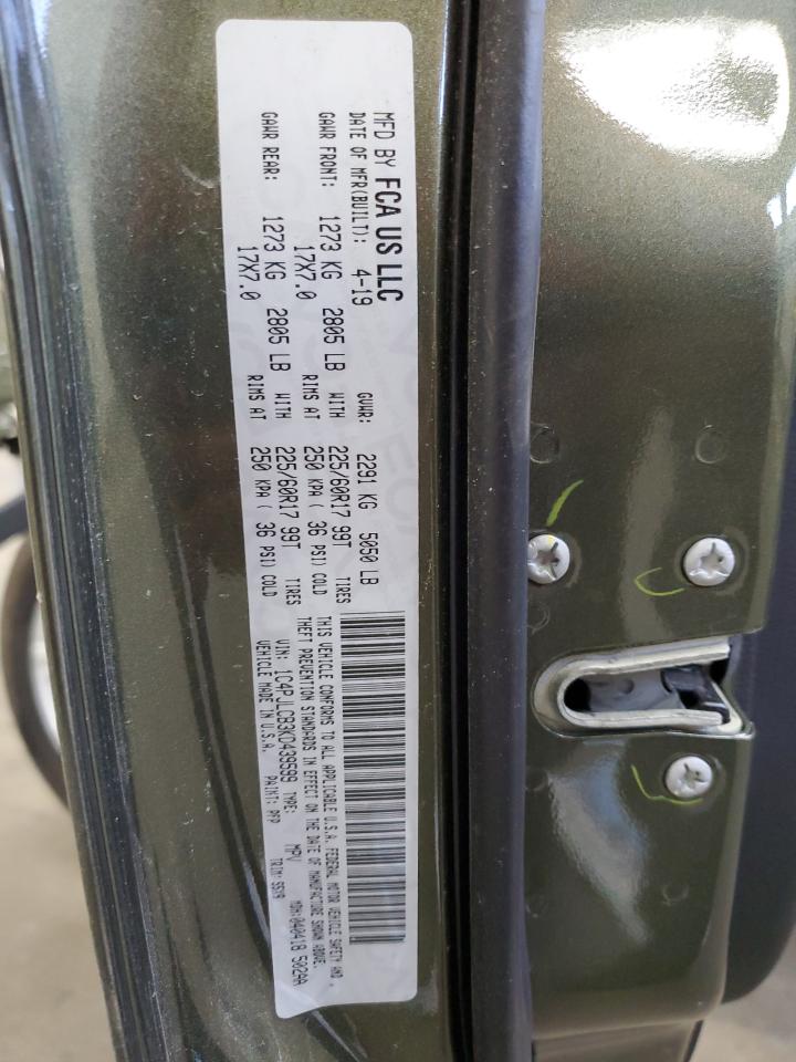 2019 Jeep Cherokee Latitude VIN: 1C4PJLCB3KD439599 Lot: 81228905