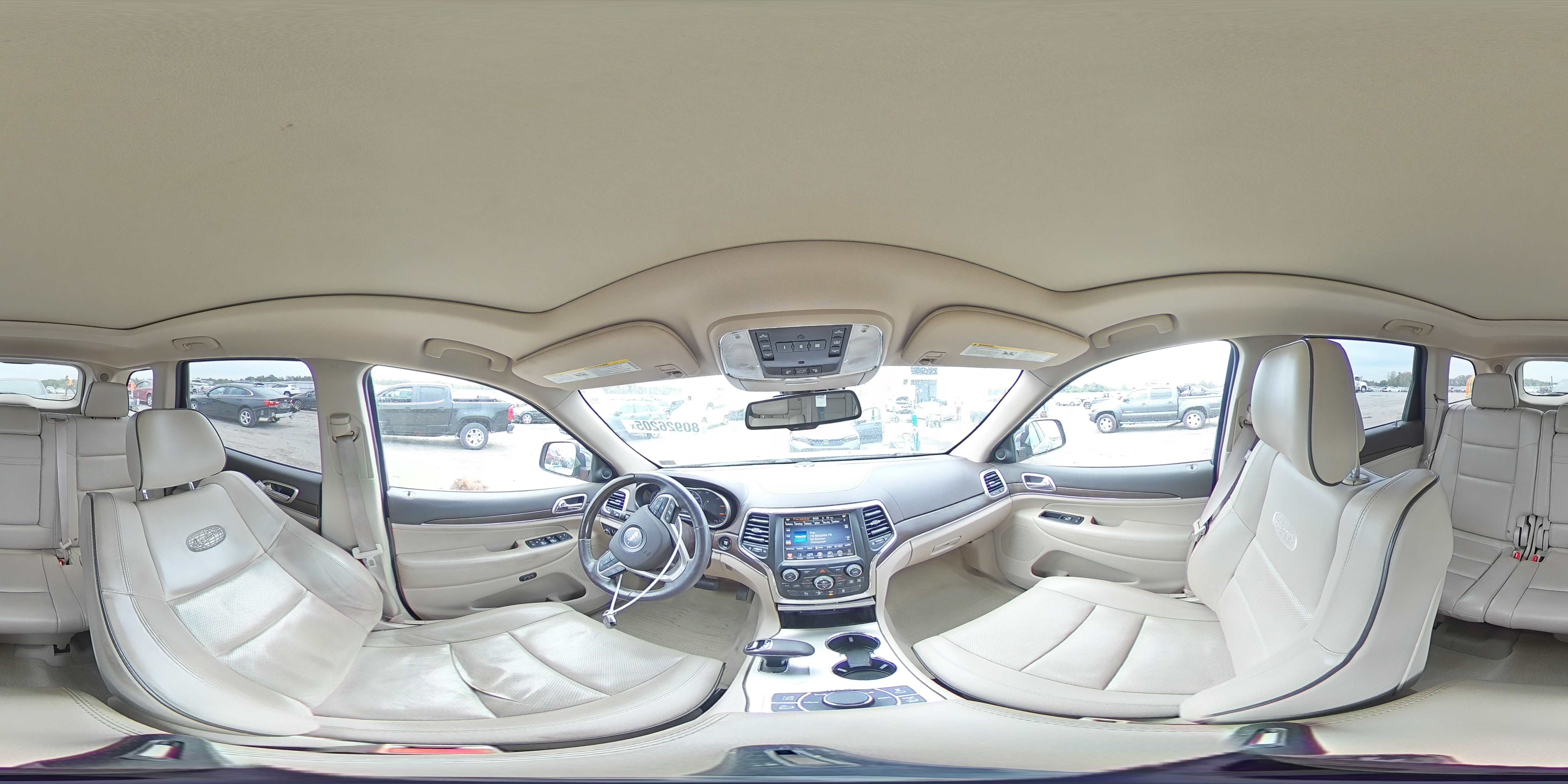 2014 Jeep Grand Cherokee Overland VIN: 1C4RJFCG0EC384545 Lot: 80926205