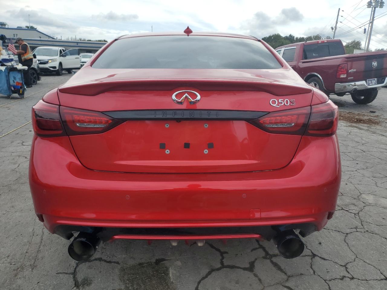 2024 Infiniti Q50 Red Sport 400 VIN: JN1FV7DPXRM660373 Lot: 81689455