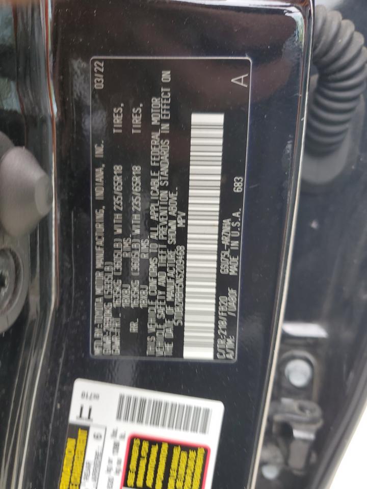 2022 Toyota Highlander L VIN: 5TDBZRBH5NS209468 Lot: 81022355