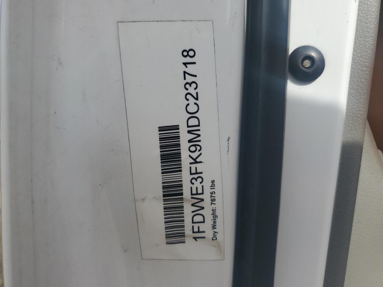 2021 Ford Econoline E350 Super Duty Cutaway Van VIN: 1FDWE3FK9MDC23718 Lot: 81319125