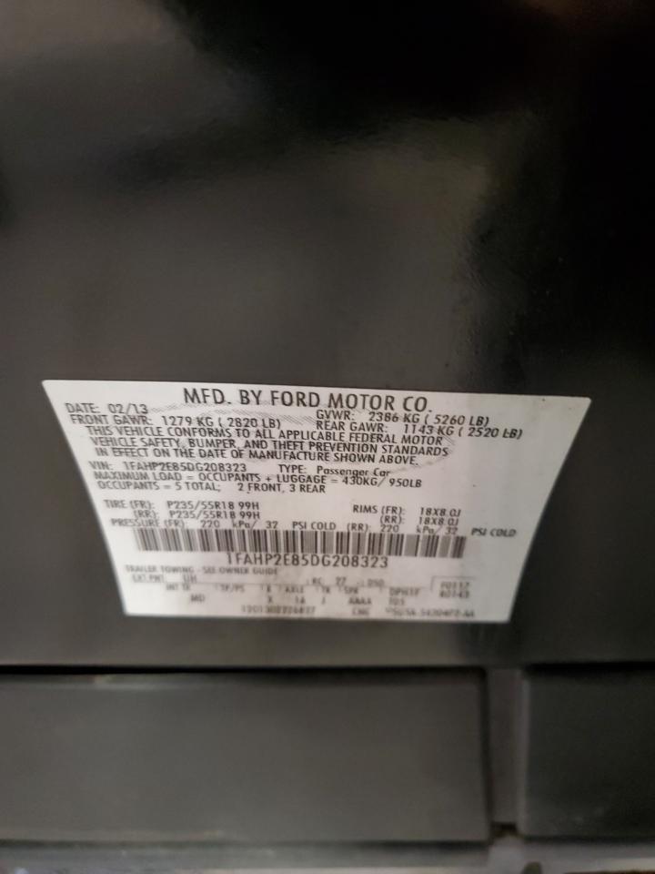 2013 Ford Taurus Sel VIN: 1FAHP2E85DG208323 Lot: 82028715