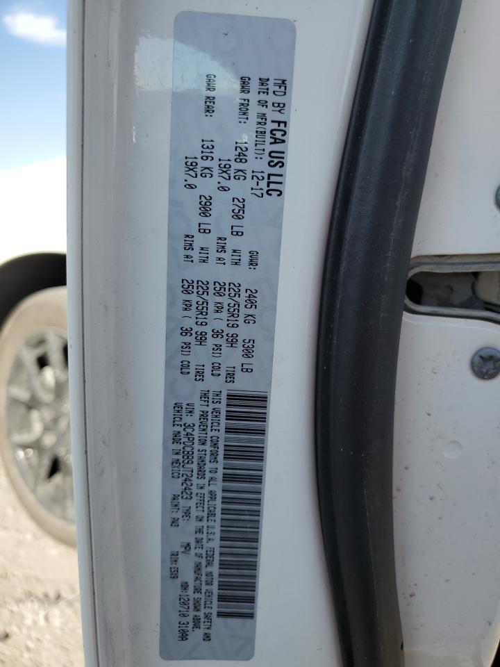 2018 Dodge Journey Sxt VIN: 3C4PDCBB9JT242423 Lot: 71834505