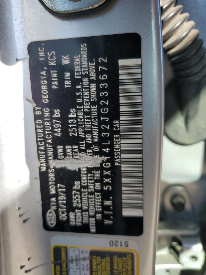 2018 Kia Optima Lx VIN: 5XXGT4L32JG233672 Lot: 71187935