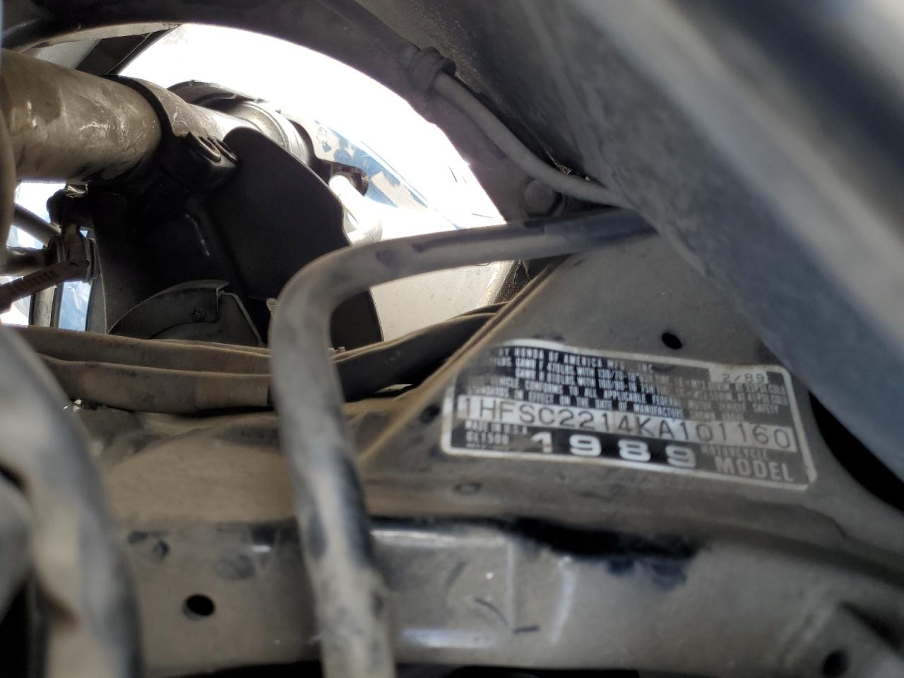 1989 Honda Gl1500 VIN: 1HFSC2214KA101160 Lot: 81319115