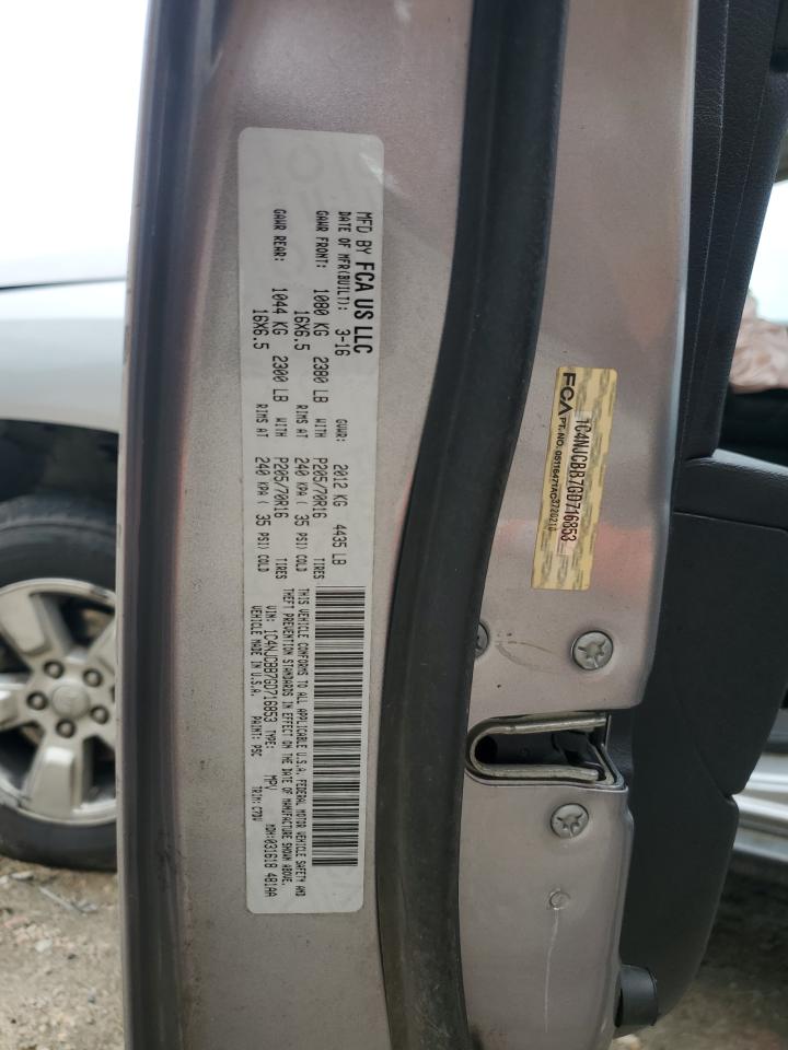 2016 Jeep Compass Sport VIN: 1C4NJCBB7GD716853 Lot: 81908965