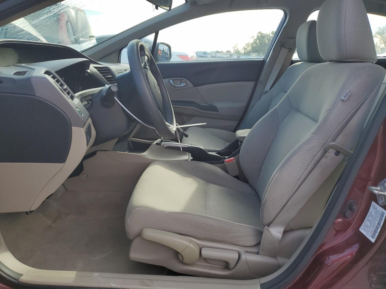 2012 Honda Civic Lx VIN: 2HGFB2F57CH572705 Lot: 81673795