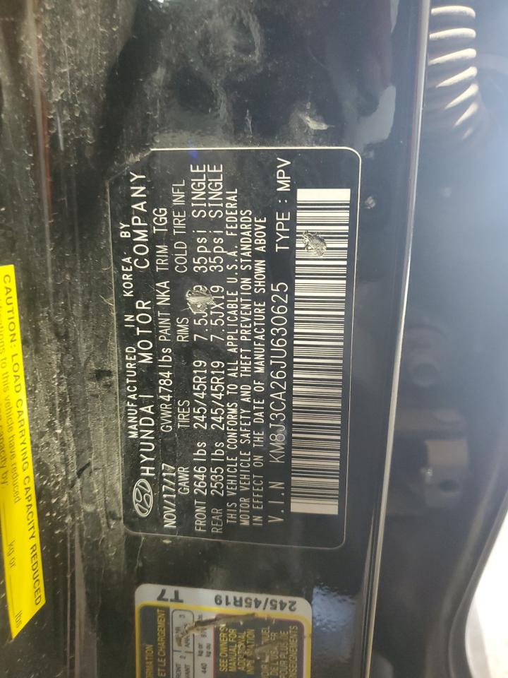 2018 Hyundai Tucson Value VIN: KM8J3CA26JU630625 Lot: 81389815