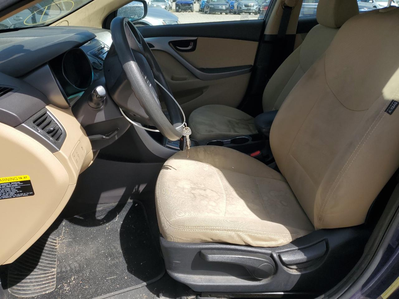 2013 Hyundai Elantra Gls VIN: 5NPDH4AEXDH222243 Lot: 80374325