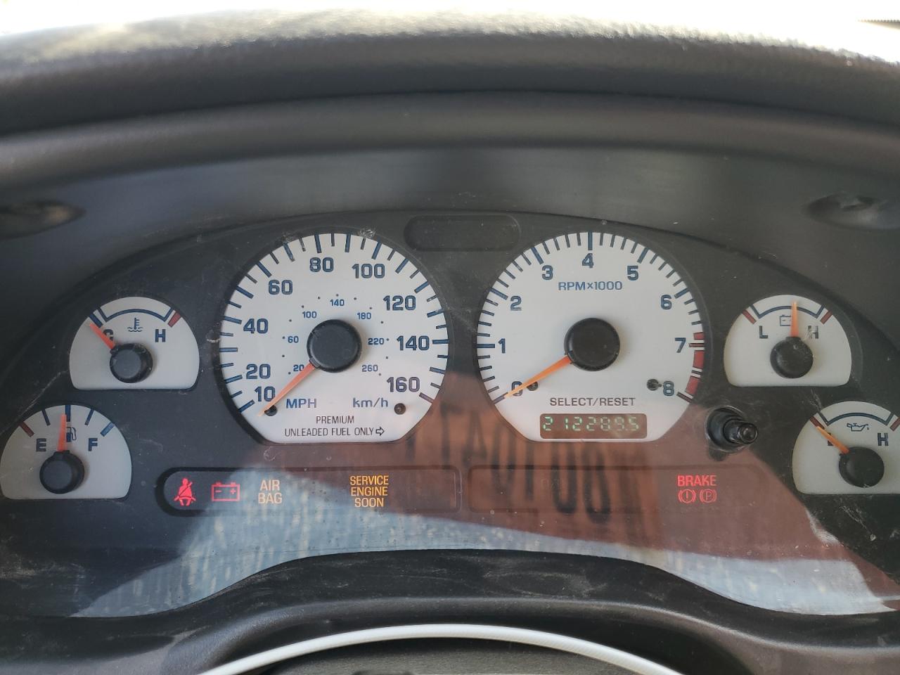 1999 Ford Mustang Cobra Svt VIN: 1FAFP47V5XF182760 Lot: 80104715