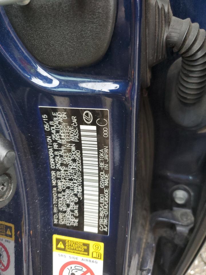 2015 Lexus Es 350 VIN: JTHBK1GG1F2202580 Lot: 80864965