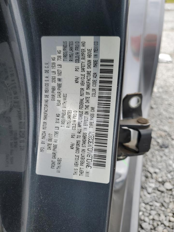 2018 Toyota Yaris Ia VIN: 3MYDLBYV0JY302871 Lot: 84751795