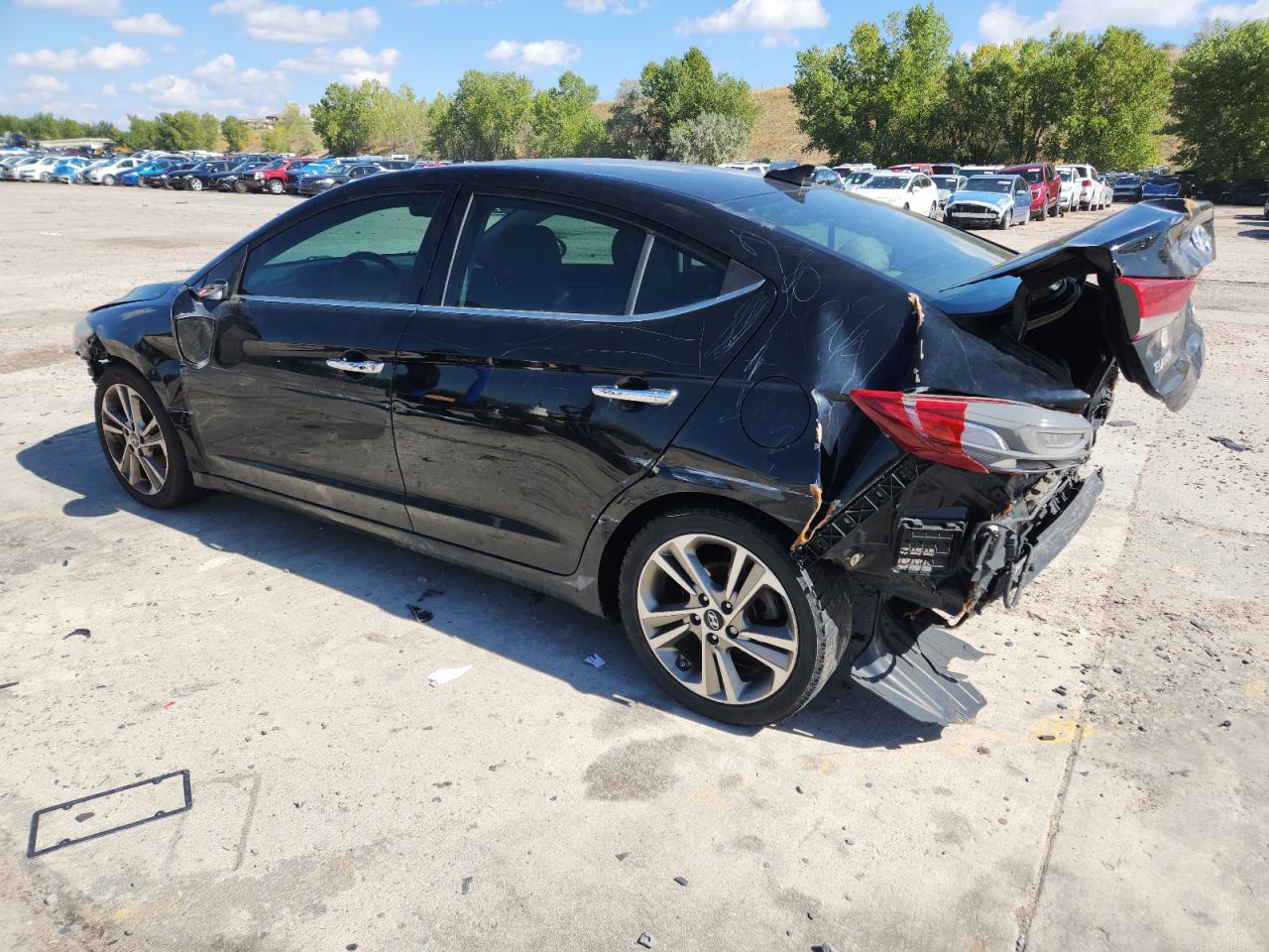 2017 Hyundai Elantra Se black null gasoline 5NPD84LF7HH000433 photo #3